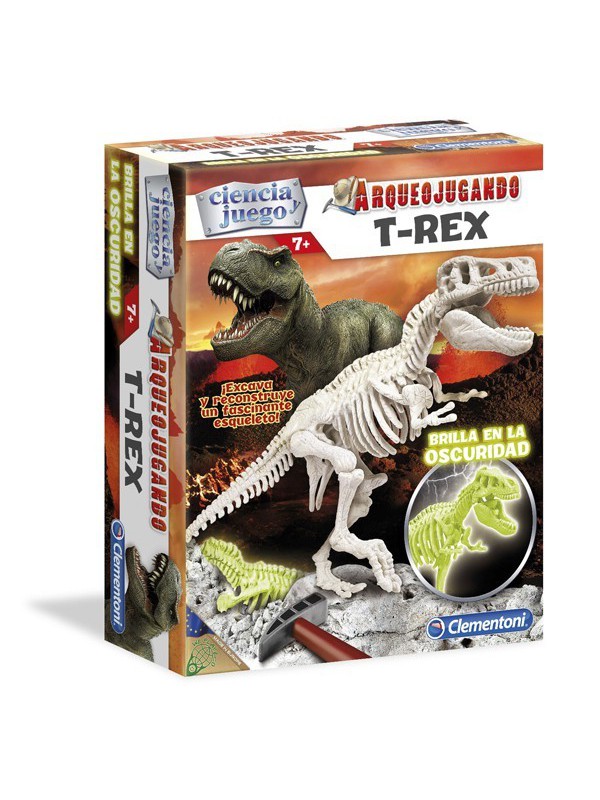 Arqueojugando T-Rex fluor