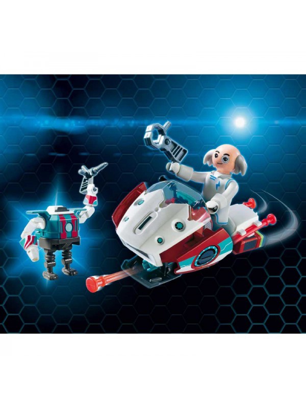 PLAYMOBIL® Skyjet amb dr. X i robot