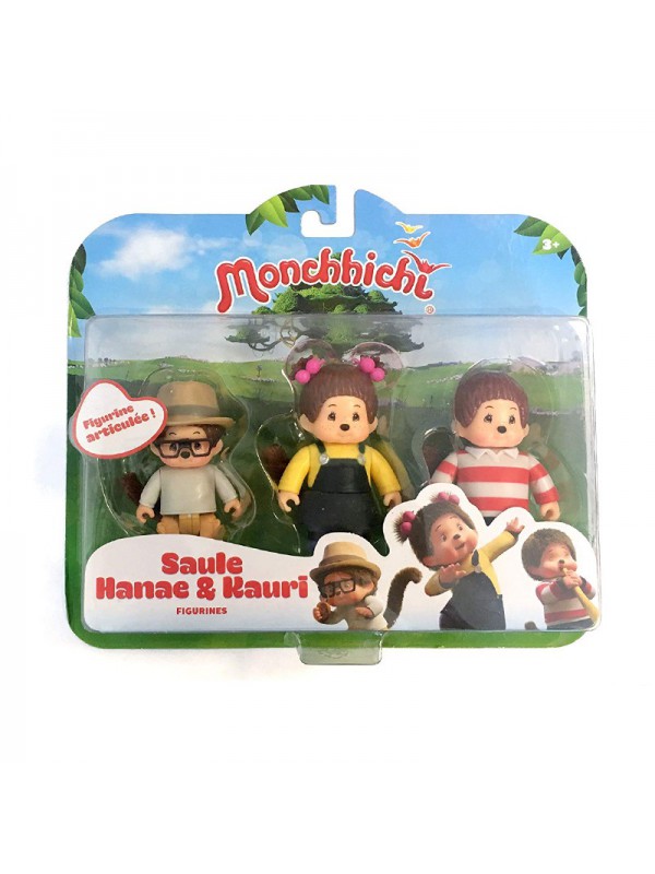 Monchhichi pac 3 figures