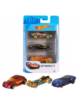 Hot Wheels Pack de 3 cotxes