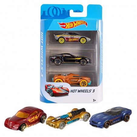 Hot Wheels Pack de 3 cotxes