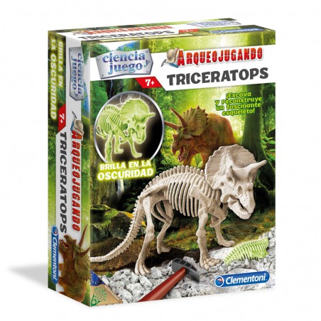 Arqueojugando Triceratops fosforescent