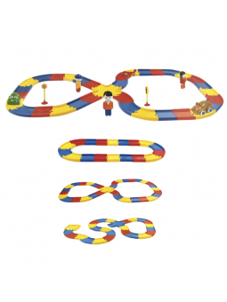 Set pista carreres 49 peces