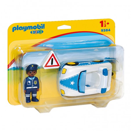 PLAYMOBIL® Playmobil 1.2.3 Cotxe de Policia