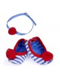 Nenuco sabates i accessoris: blau i vermell