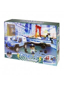Pinypon Action Pickup i llanxa policia