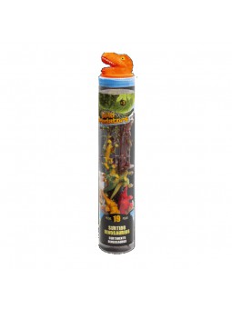 Assortiment de dinosaures en tub de 19 unitats
