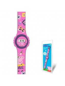 Rellotge digital rosa Peppa Pig