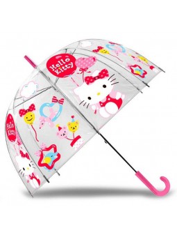 Paraigües transparent Hello Kitty