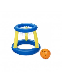 Cistella Inflable de basket per a piscina + Pilota