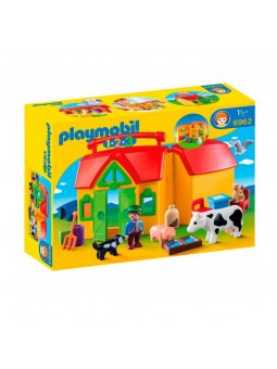 PLAYMOBIL 1,2,3 Granja maletí