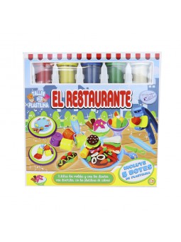 Set de plastilina "El restaurant" amb 5 pots i accessoris