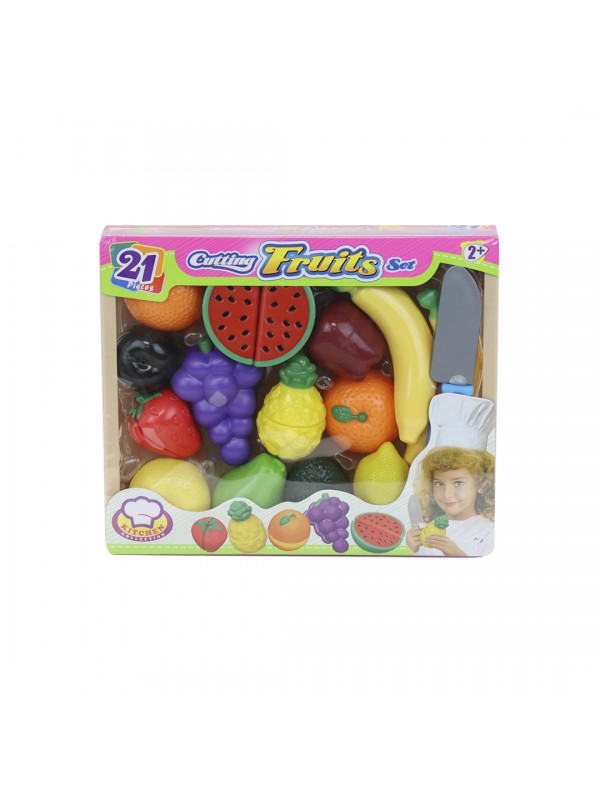 Set de fruites tallades de 21 peces