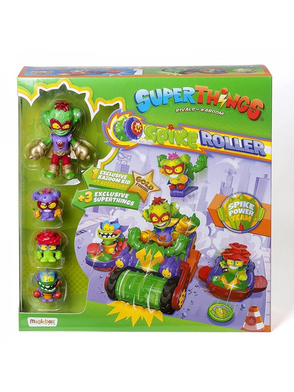 Superthings Spike Roller amb 4 figures