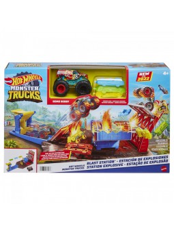 Benzinera Monster Trucks de Hot Wheels