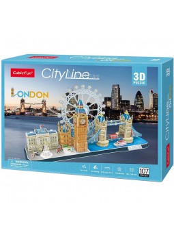 Puzle 3D City Line Londres