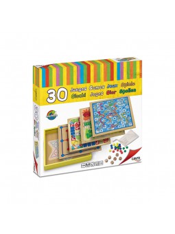 30 Jocs per a nens en caixa de fusta
