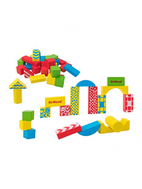Blocs de fusta 50 peces