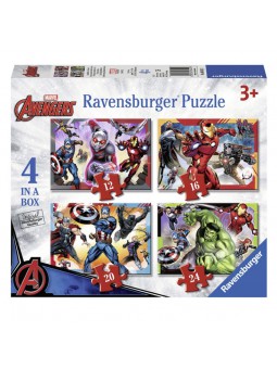 Set de 4 puzles progressius d'Avengers