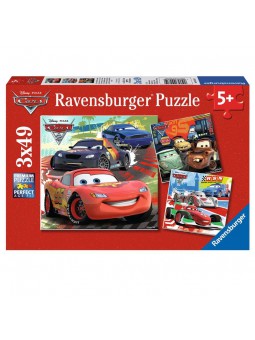 Set de 3 puzles de Cars 2 de 49 peces