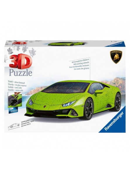Trencaclosques 3D Lamborghini Huracà verd