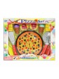 Conjunt menjars amb pizza