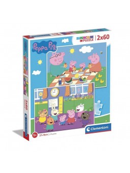 Conjunt de 2 puzles de Peppa Pig de 60 peces