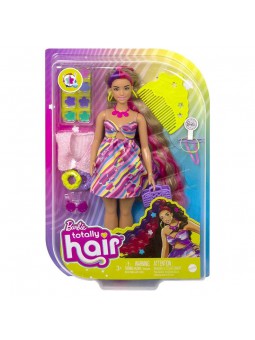 Barbie Totally Hair amb cabell extrallarg model flor