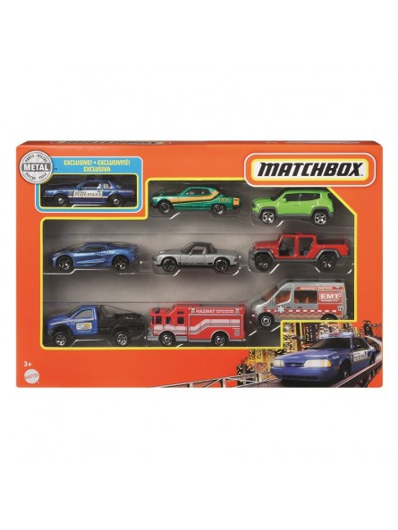 Pack de 9 vehicles de Matchbox