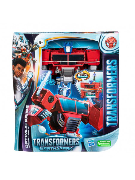 Figura Optimus Prime Earthspark de Transformers
