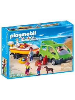 Playmobil® Cotxe Familiar amb llanxa