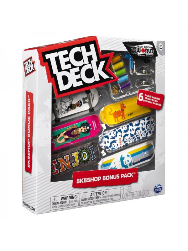 Tech Deck Pack Skate Bonus Assortiment de 6 taules