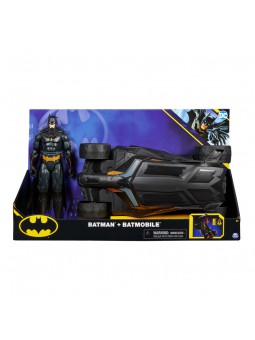 Figura de Batman i Batmovil DC Comics