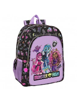 Motxilla 33 cm Monster High negra