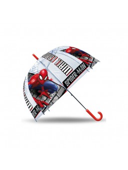 Paraigües campana transparent Spiderman