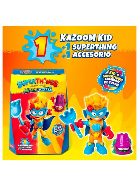 SuperThings Kazoom Kid Mutant Battle canvi de color