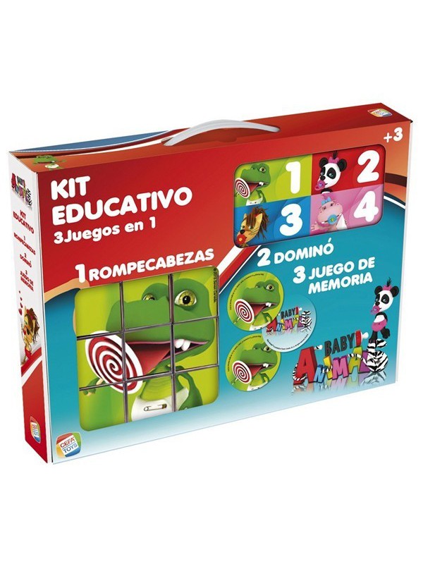 Kit educatiu 3 jocs en 1