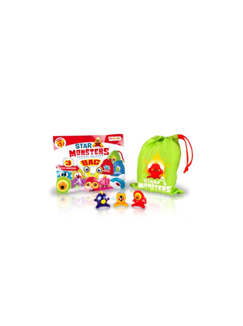 Star Monsters Sèrie 1 - Pack bossa amb 3 Star Star Monsters Sèrie 1 - Pack bossa amb 3 Star
